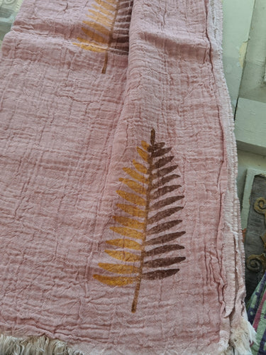 Block print turkish towel