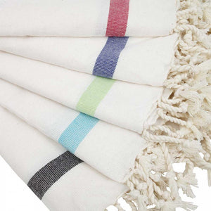 Beach Towel One Striped Cotton Peshtemal
