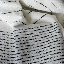 Load image into Gallery viewer, black striped cotton towel